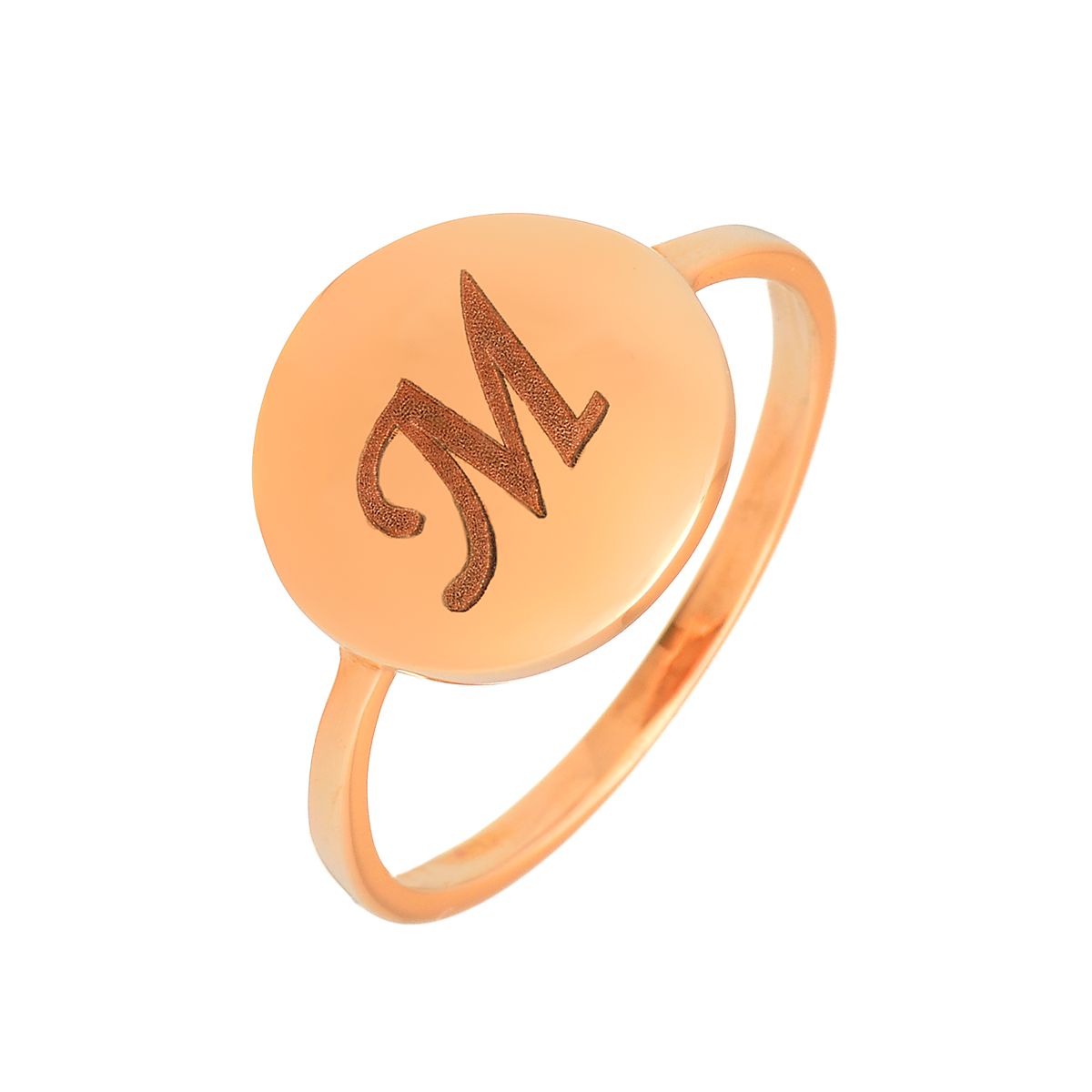 γυναικειο δαχτυλιδι με μονογραμμα