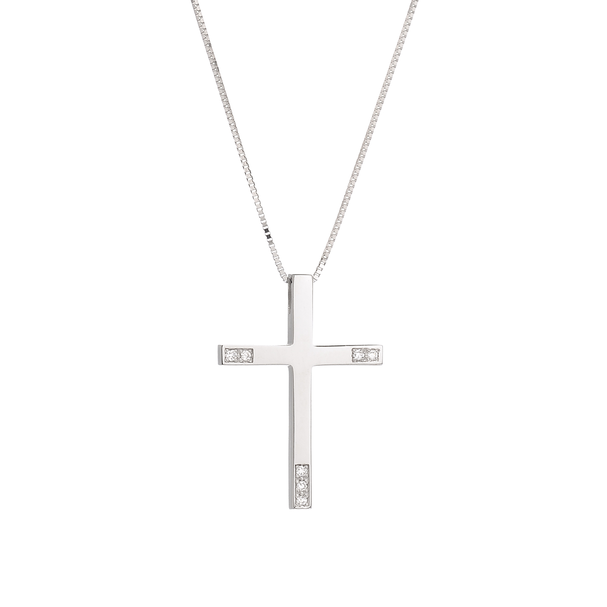 λευκοχρυσος βαπτιστικος σταυρος, διαμαντι και 18καρατια σταυρος για βαπτιση